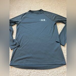 Men's Gray Long Sleeve Shirt small under armour